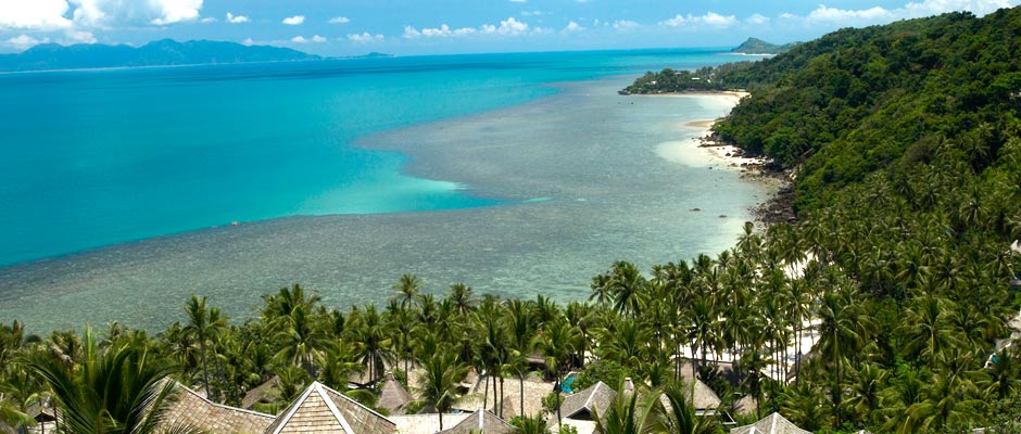 Samui Villa - Coastline view